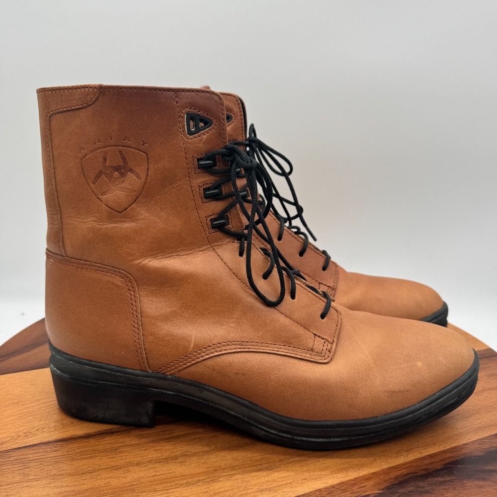 ARIAT 02 Winter ATS Equipped Advanced Boots Mens 10 Brown Leather Lined Boot